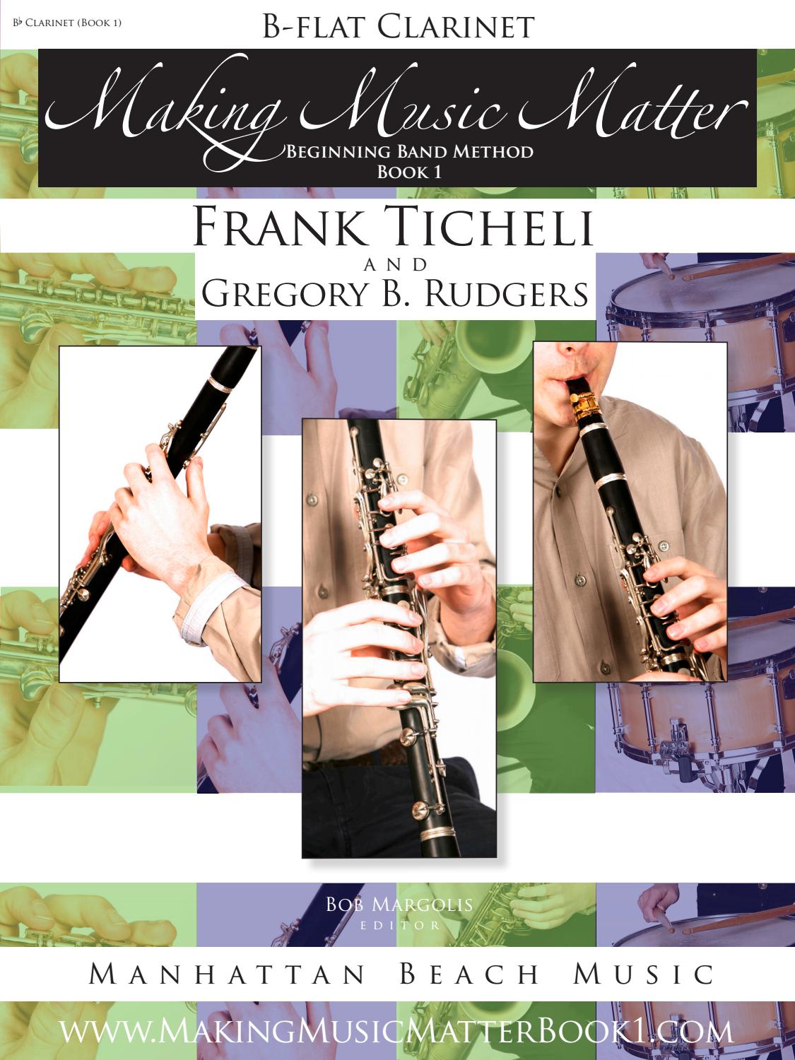 Making Music Matter Bb (Book 1) by Manhattan Beach Music Issuu