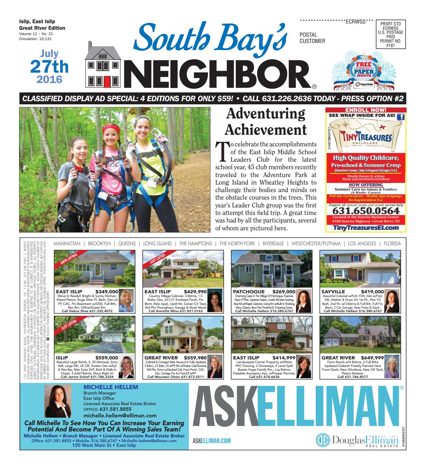 July 27, 2016 Islip by Long Island Media Group Issuu