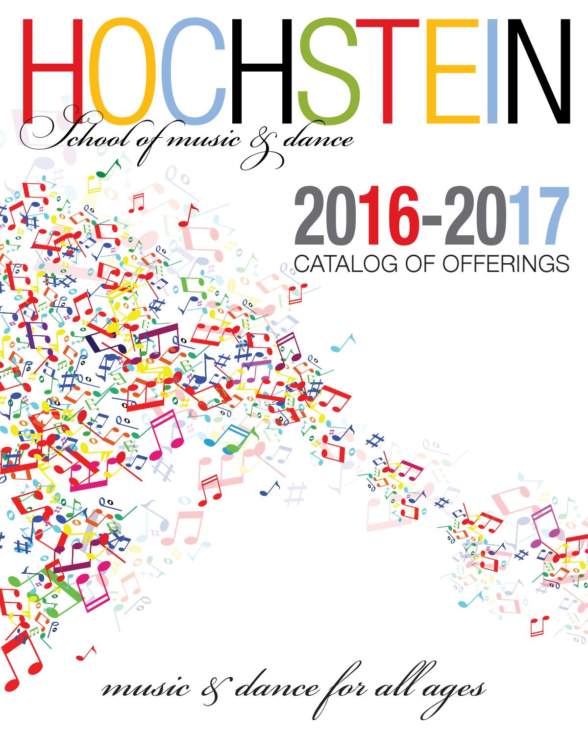 Hochstein 20162017 Season Catalog by The Hochstein School Issuu