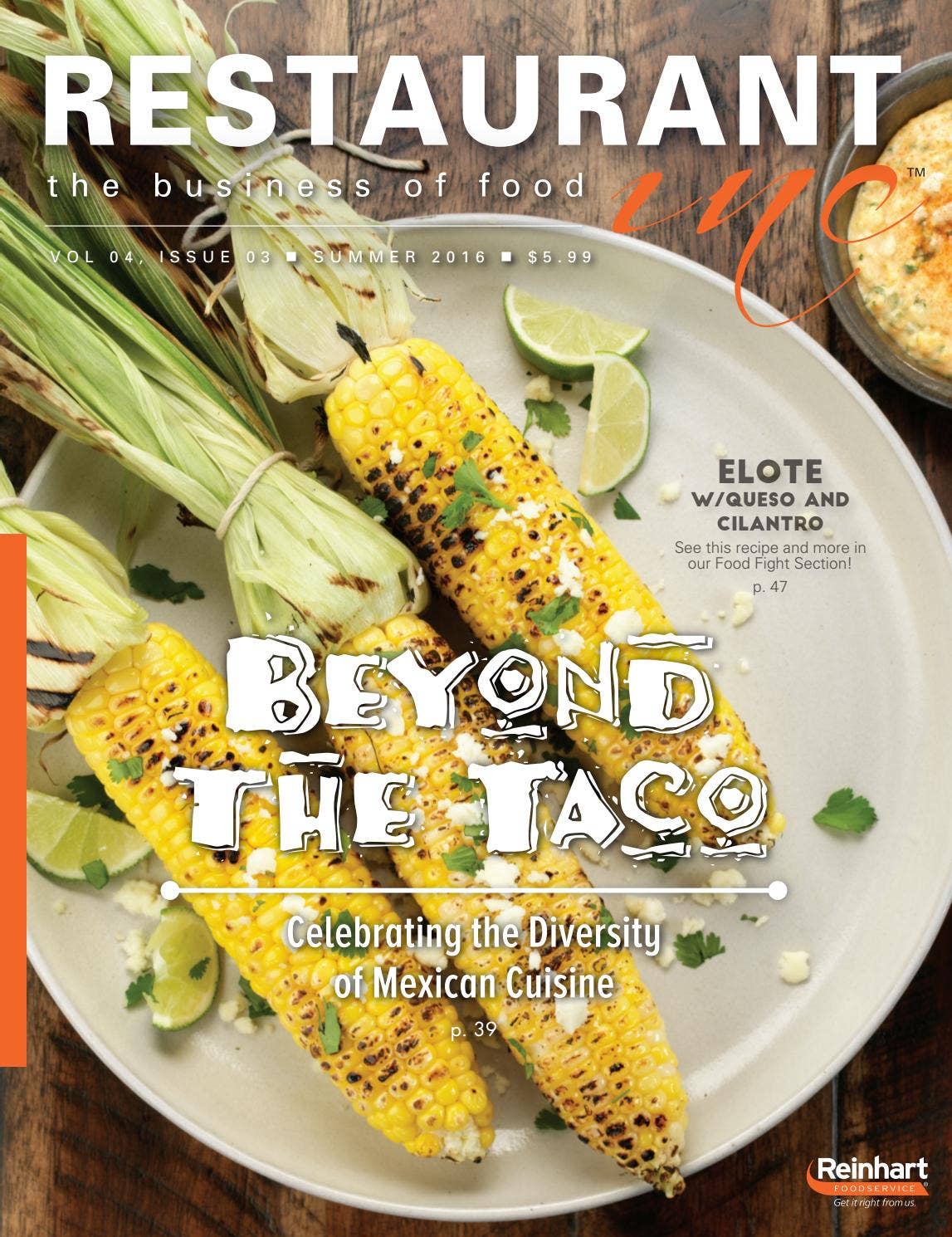 Restaurant Inc. Summer 2016 by Performance & Reinhart Foodservice