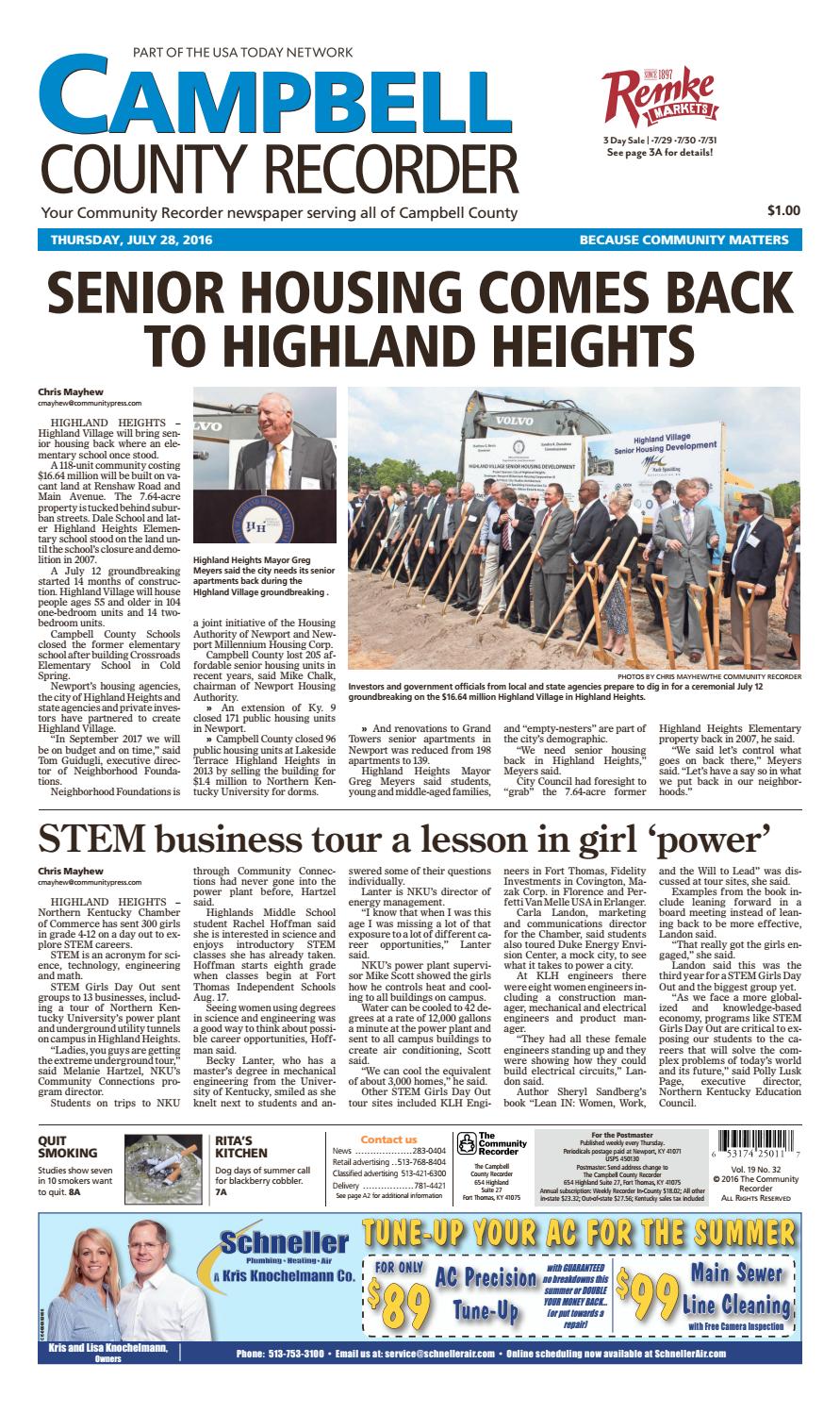 Campbell county recorder 072816 by Enquirer Media Issuu