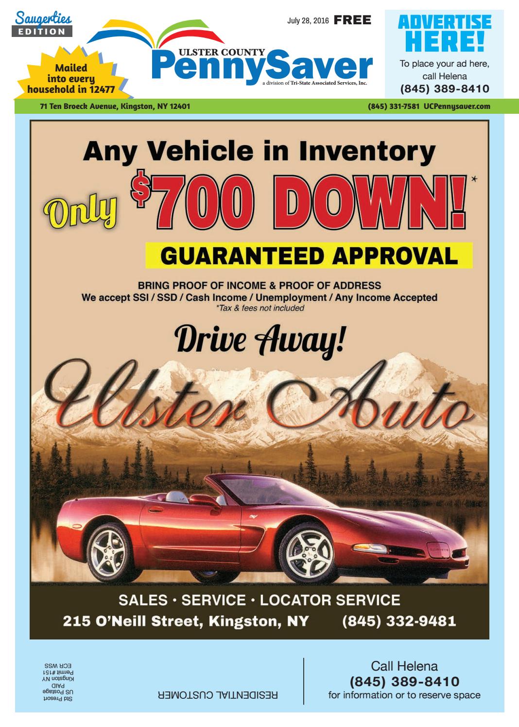 Ulster County PennySaver Saugerties Edition July 28, 2016 by