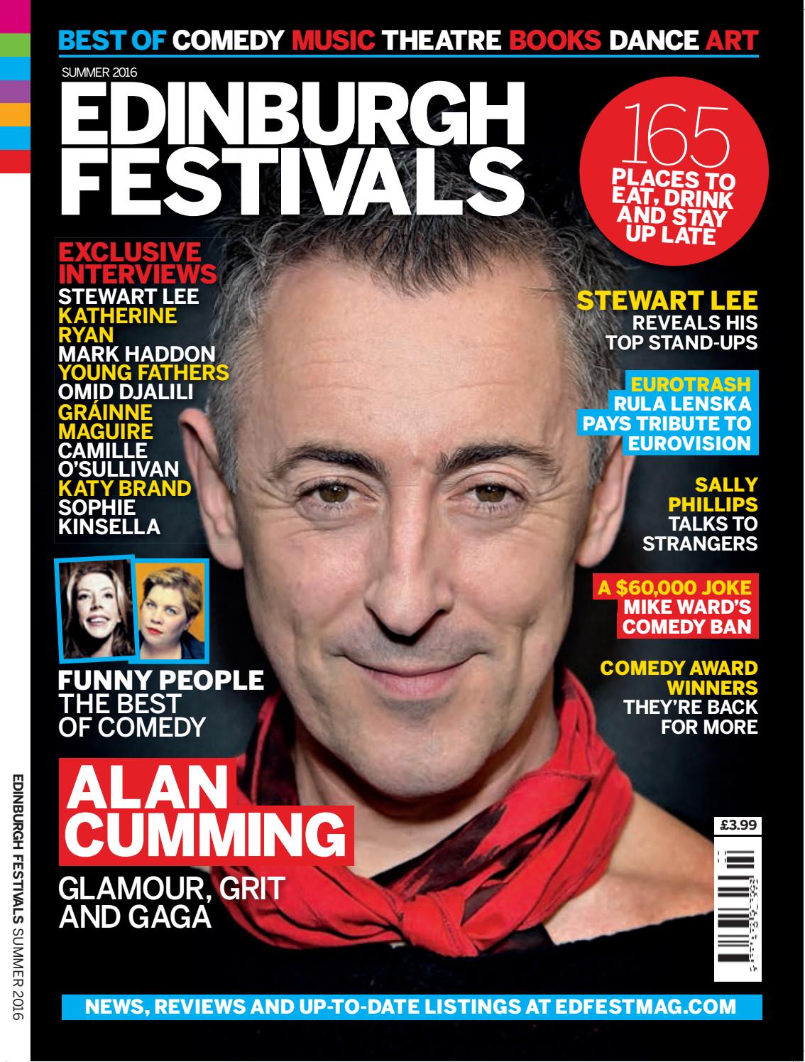 Edinburgh Festivals Magazine 2016 by Media Company Publications Ltd - Issuu