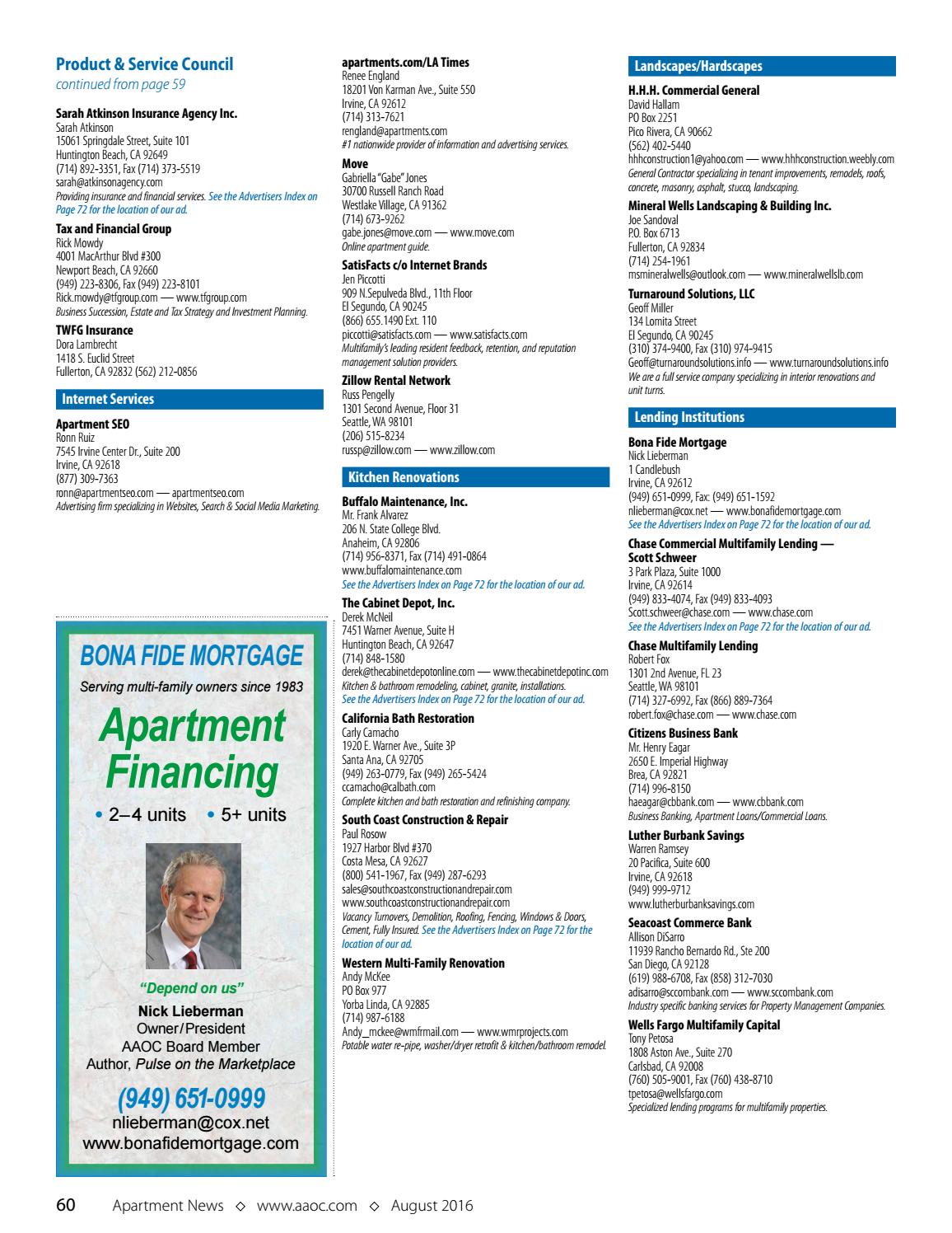 August 2016 Apartment News By Apartment Association Of Orange