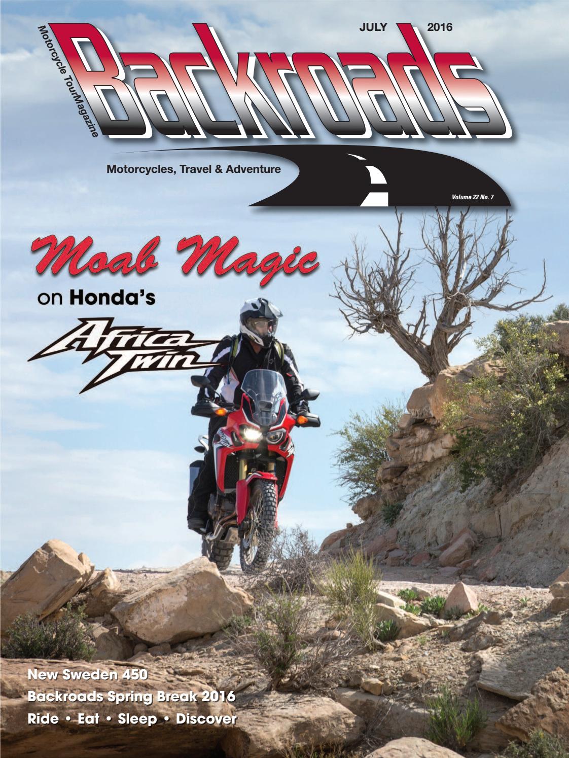 July 2016 by Backroads Magazine Issuu