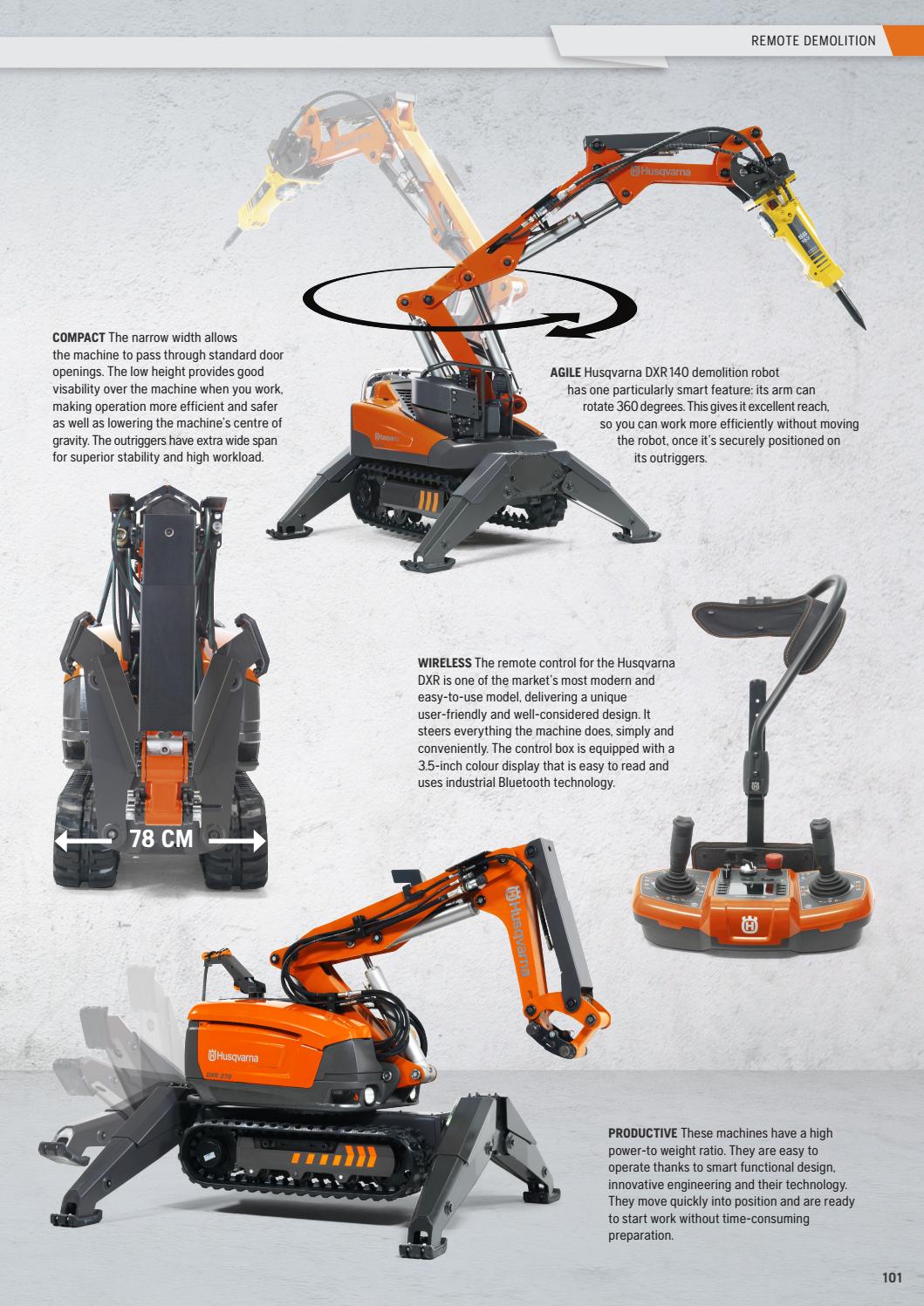 husqvarna demolition robot price