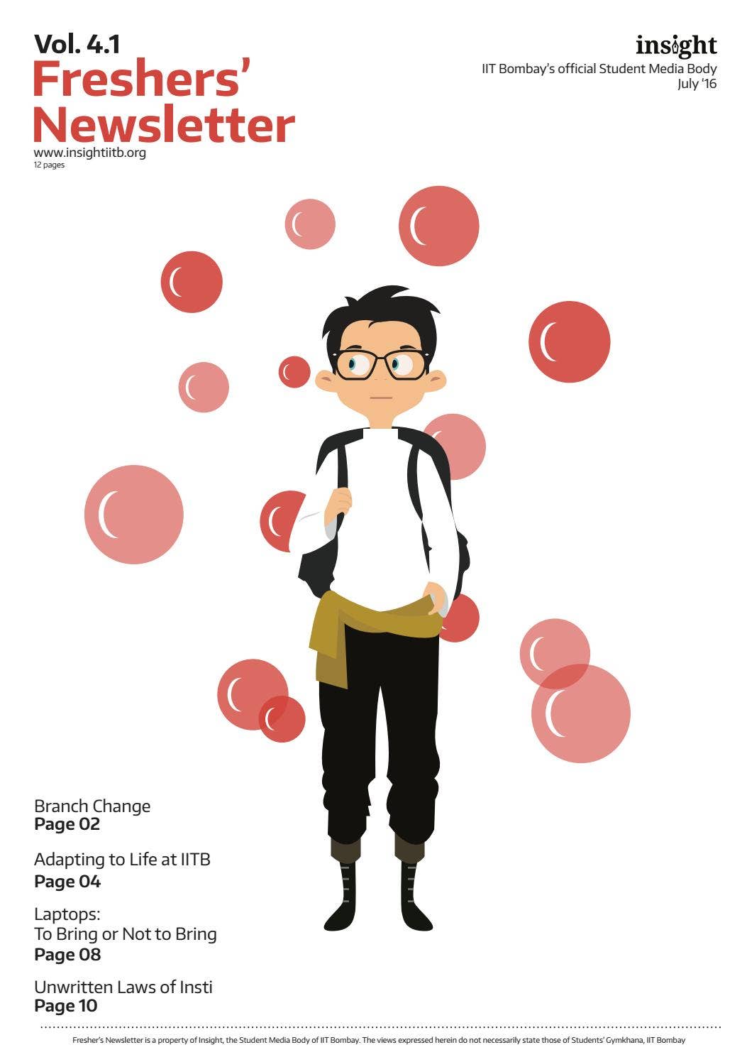 Freshers' Newsletter 4.1 by Insight, IIT Bombay - Issuu