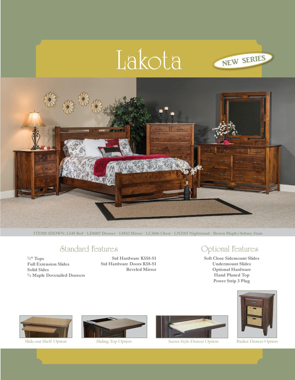 2016 Schrocks Bedroom Catalog / Bedrooms / E & G Amish Furniture by E