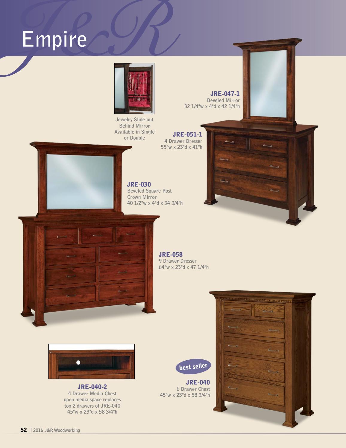 2016 J&R Woodworking Catalog / Bedrooms / E & G Amish Furniture by E