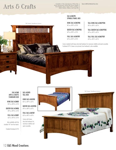 E & G Amish Furniture 2016 E&S 实木 Creations 家具目录 / Bedrooms / 第 12 页