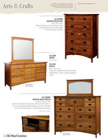 E & G Amish Furniture 2016 E&S 实木 Creations 家具目录 / Bedrooms / 第 14 页