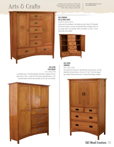 E & G Amish Furniture 2016 E&S 实木 Creations 家具目录 / Bedrooms / 第 15 页