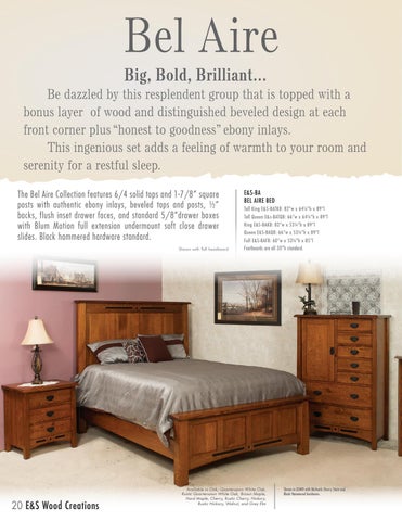E & G Amish Furniture 2016 E&S 实木 Creations 家具目录 / Bedrooms / 第 20 页