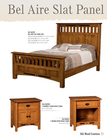 E & G Amish Furniture 2016 E&S 实木 Creations 家具目录 / Bedrooms / 第 21 页