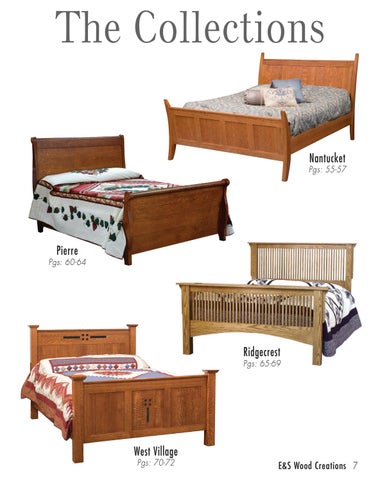 E & G Amish Furniture 2016 E&S 实木 Creations 家具目录 / Bedrooms / 第 7 页