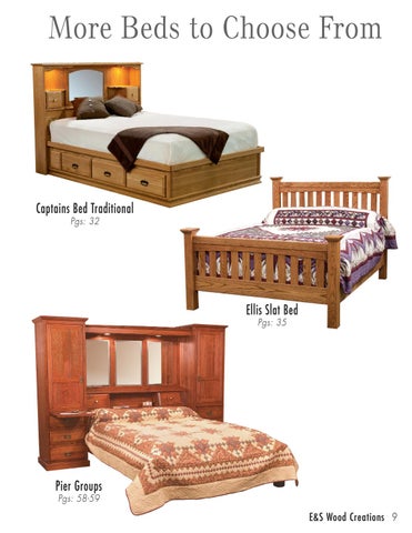E & G Amish Furniture 2016 E&S 实木 Creations 家具目录 / Bedrooms / 第 9 页