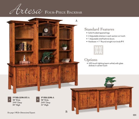 E & G Amish Furniture 2016 Forks Valley Woodworking 书桌 目录 / Desks / 第 19 页