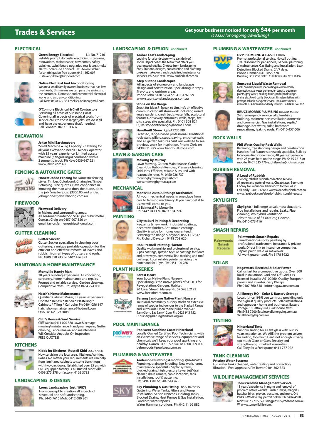 Hinterland Times August 2016 by Coastal Publishing Group issuu Hinterland Times August 2016 by Coastal Publishing Group issuu