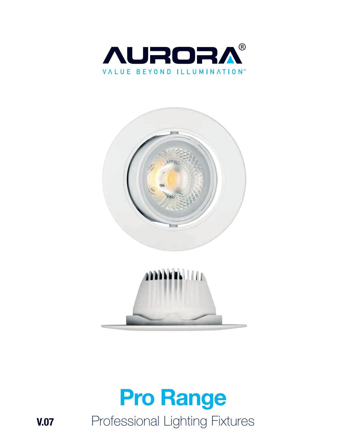 Usa Portfolio V07 Pro Range By Aurora Lighting Issuu Usa Portfolio V07 Pro Range By Aurora