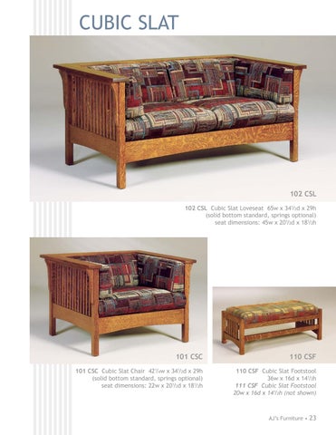 2016 AJ's 家具目录 / 客厅 / E & G Amish Furniture 第 23 页