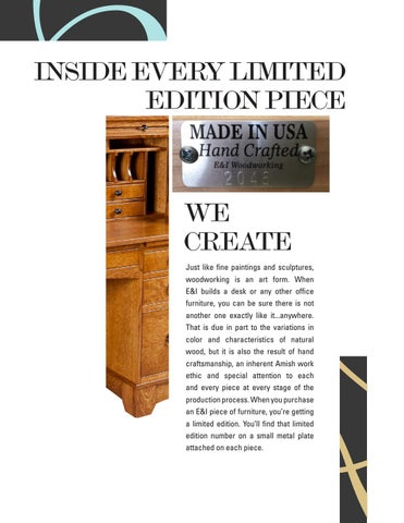 E & G Amish Furniture 2016 E&I Woodworking 书柜 目录 / Bookcases / 第 2 页