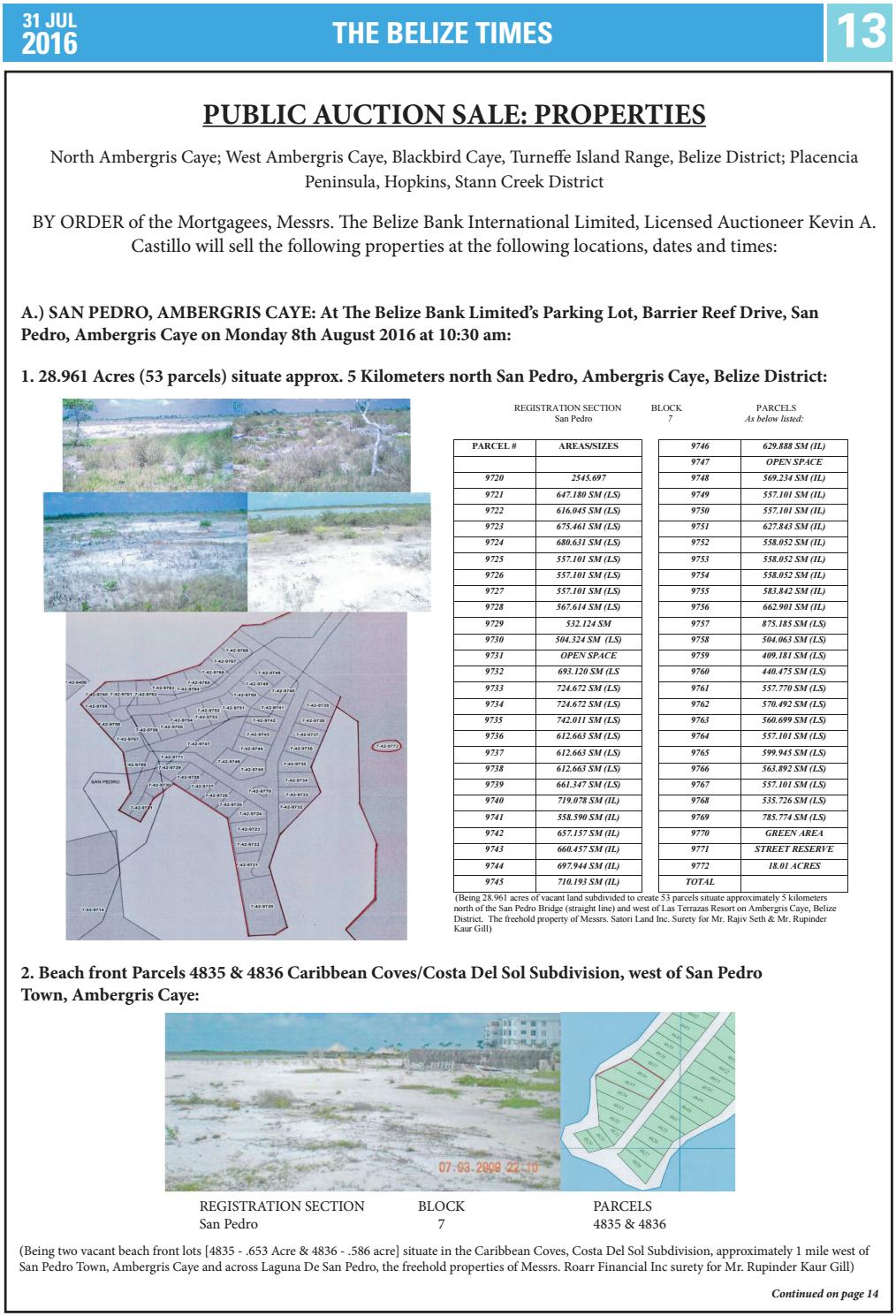 Belize Times August 7, 2016 by Belize Times Press - Issuu