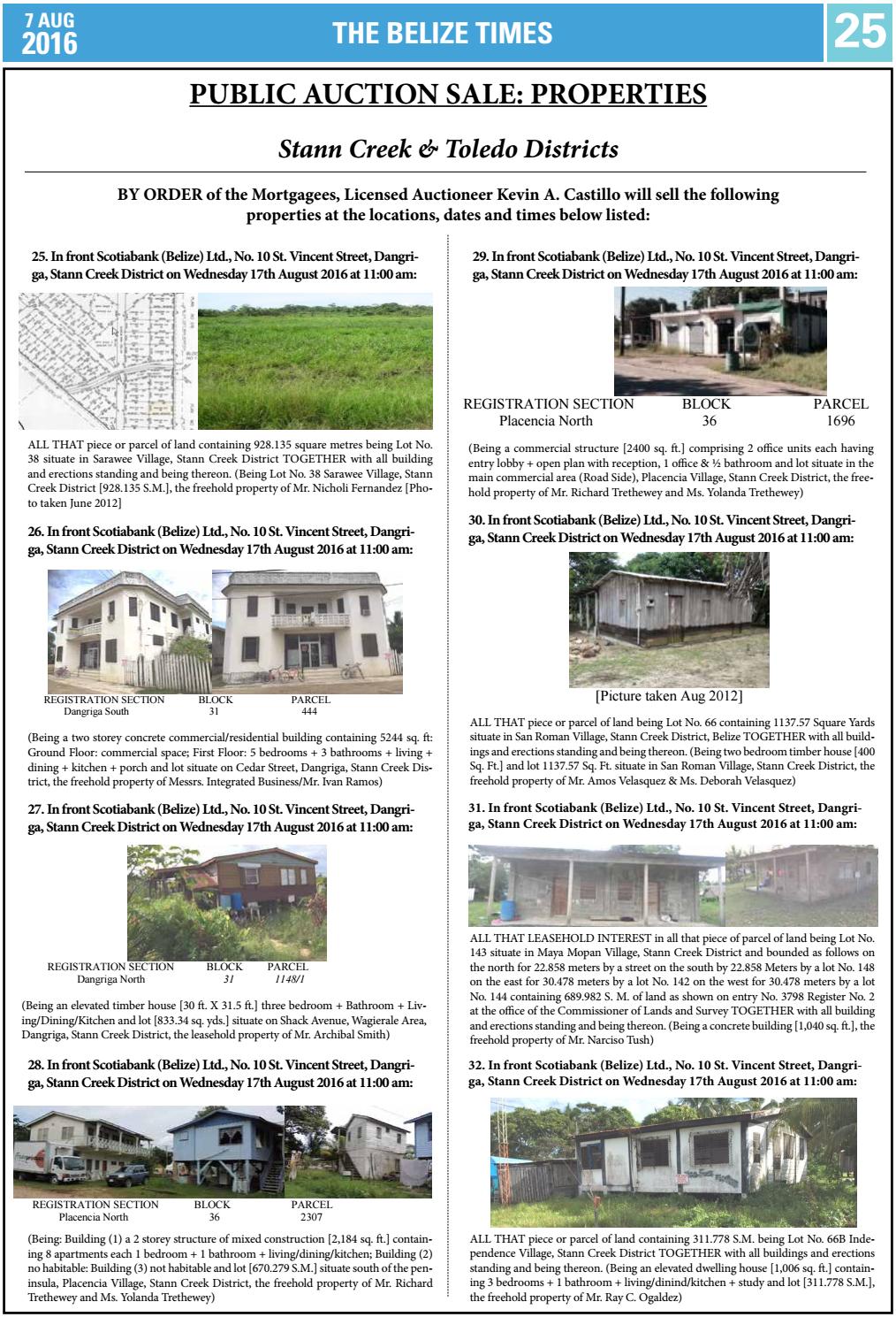 Belize Times August 7 2016 By Belize Times Press Issuu