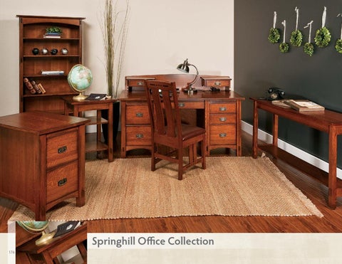E & G Amish Furniture 2016 水晶 Valley Hardwoods 书桌 目录 / Desks / 第 9 页