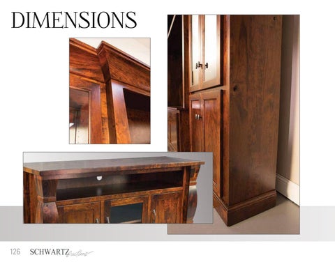 E & G Amish Furniture 2016 Schwartz Creations 书柜 目录 / Bookcases / 第 21 页
