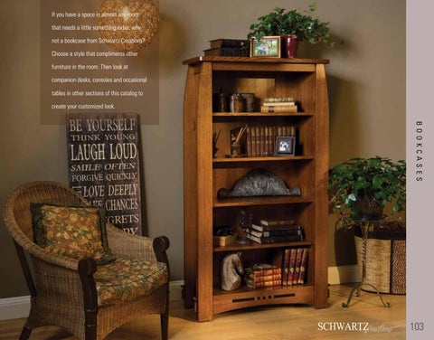 E & G Amish Furniture 2016 Schwartz Creations 书柜 目录 / Bookcases / 第 3 页