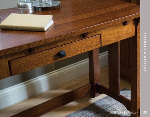 E & G Amish Furniture 2016 Schwartz Creations 书桌 目录 / Desks / 第 7 页