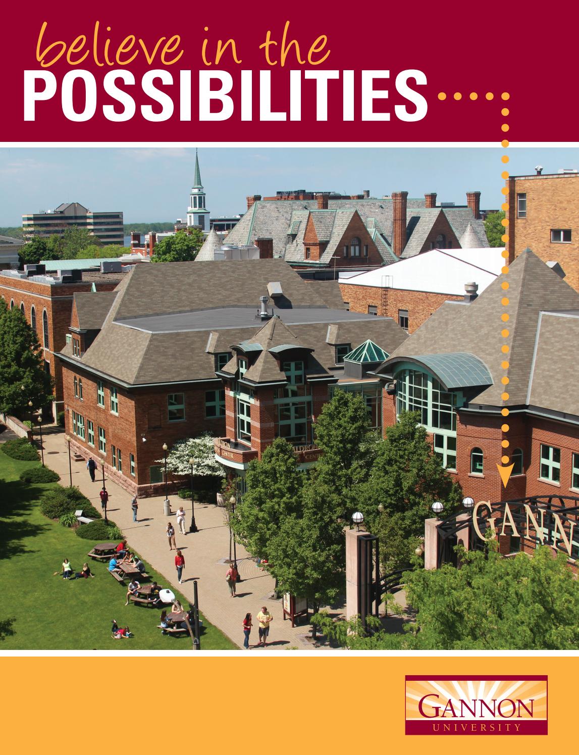Gannon University Viewbook 2016 by Gannon University Issuu
