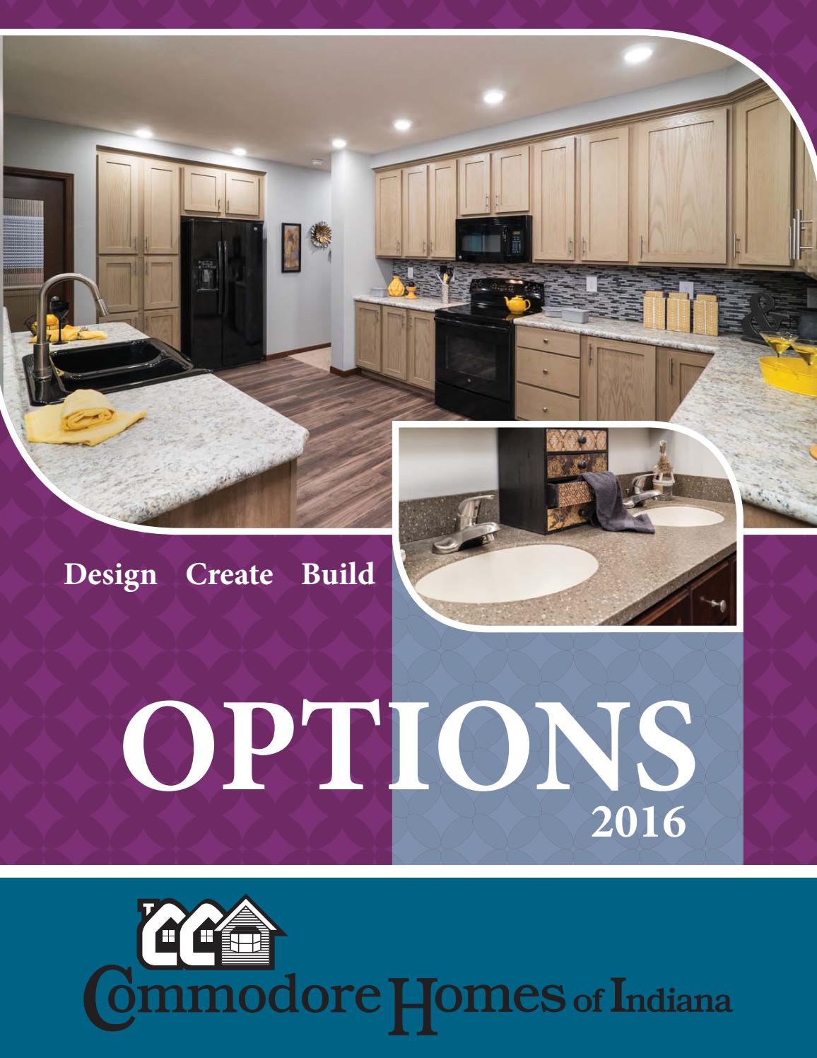 Commodore Homes of Indiana Options Brochure 2016 by Commodore Homes, LLC Issuu