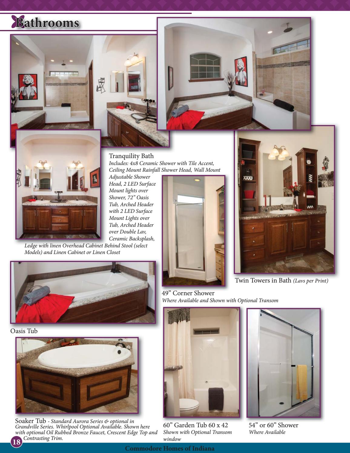 Commodore Homes of Indiana Options Brochure 2016 by The Commodore Corporation Issuu