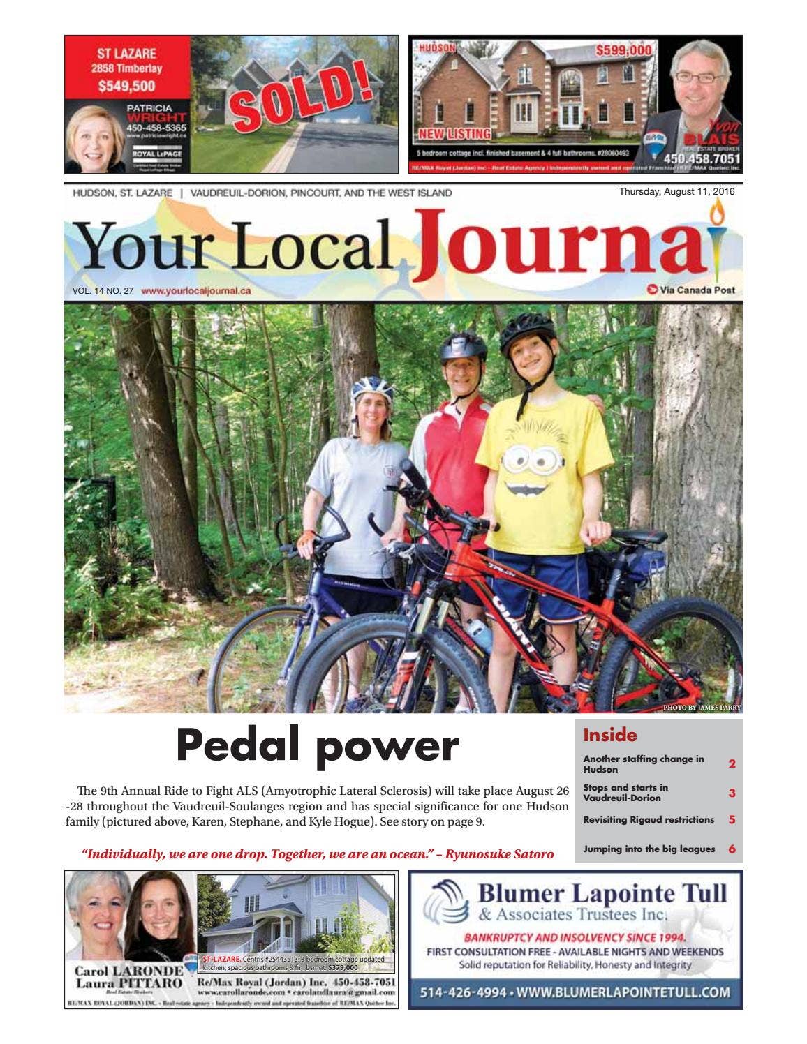 Your Local Journal - August 11, 2016 by Your Local Journal - Issuu