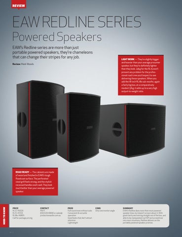 eaw powered speakers