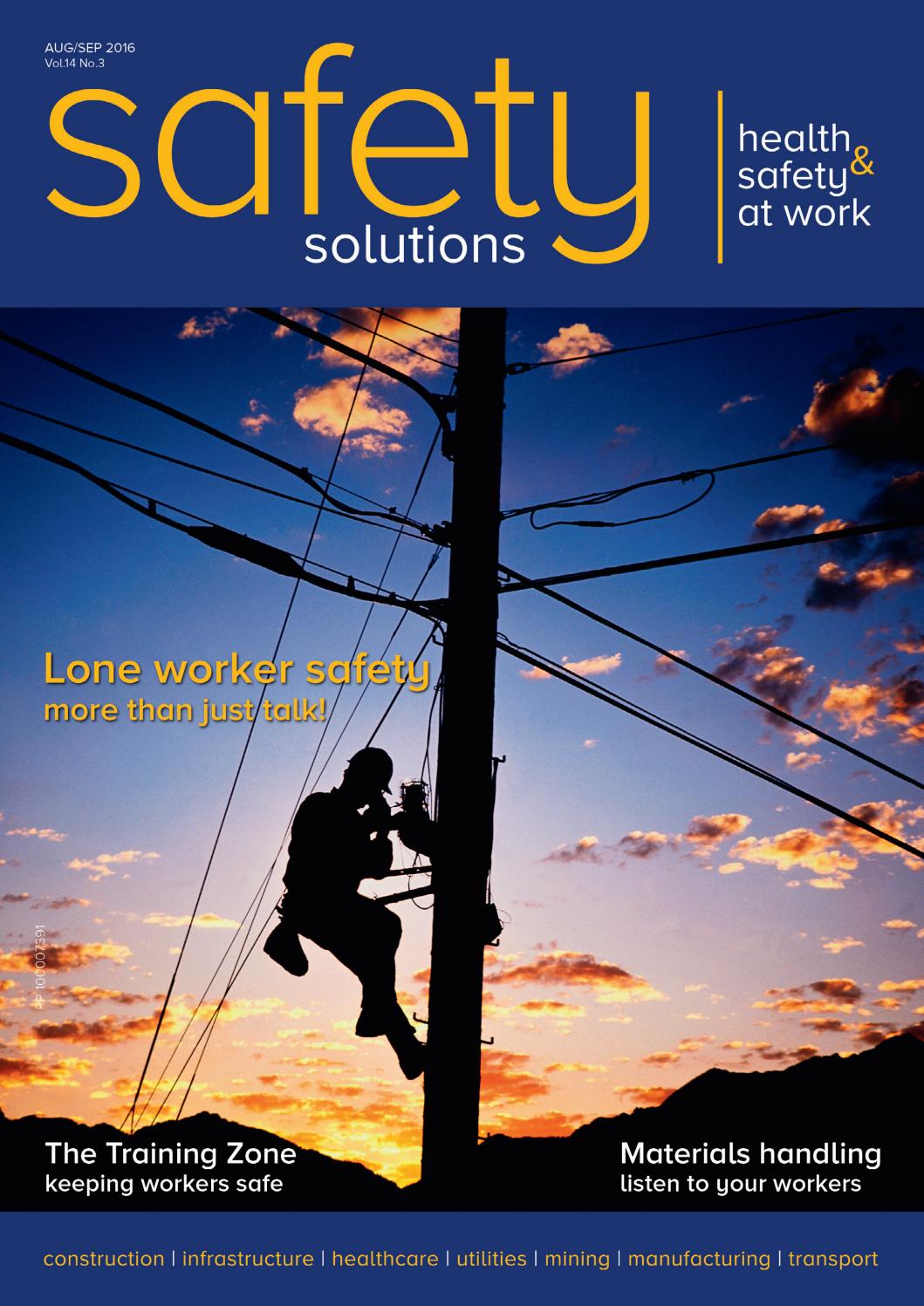 Safety Solutions Aug/Sep 2016 by WestwickFarrow Media Issuu