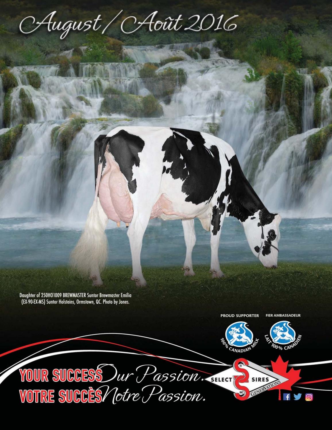 Select Sires GenerVations Holstein Price List August 2016 by Select