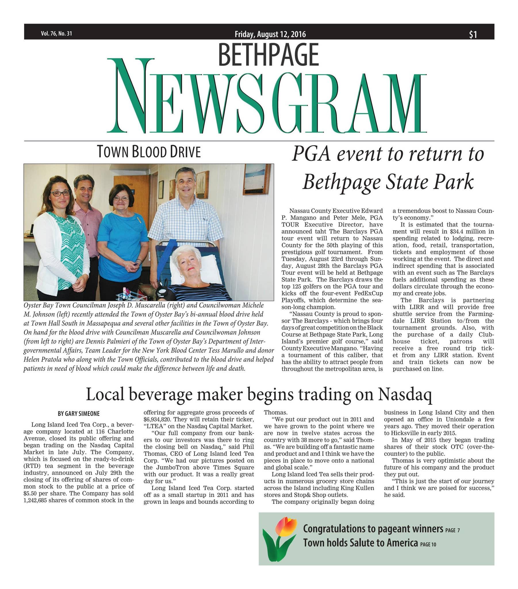 Bethpage newsgram 08122016 by Litmor Publishing - Issuu