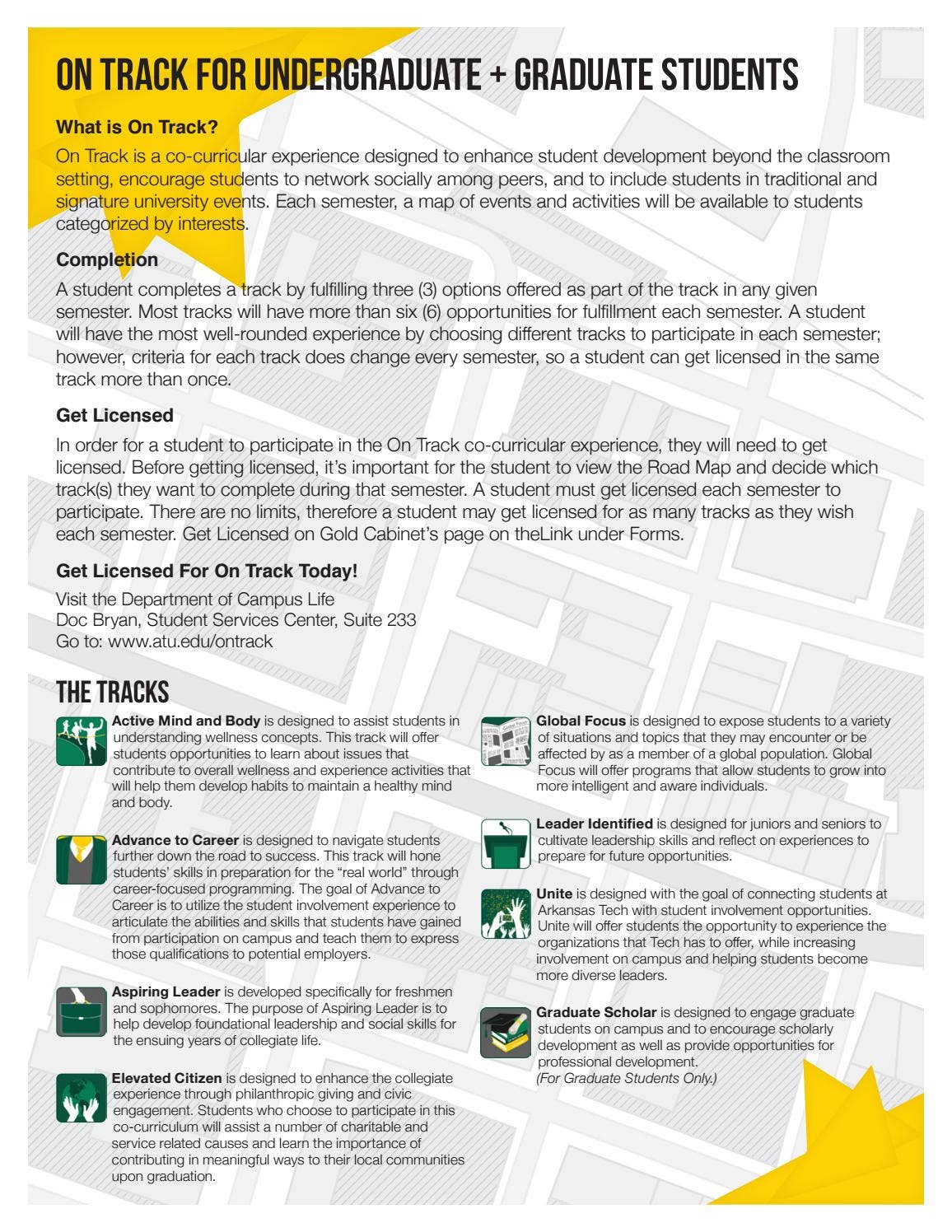 On Track (Undergraduate + Graduate Students) by Arkansas Tech