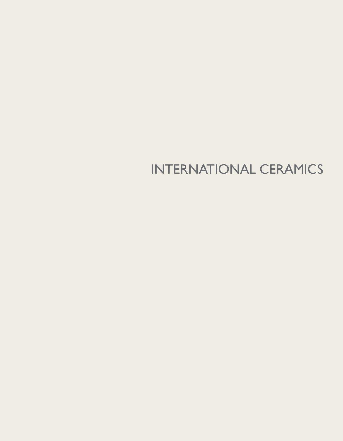 International Ceramics by Erskine, Hall & Coe Issuu