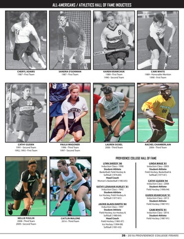 2016 Providence College Field Hockey Guide by Providence College Issuu