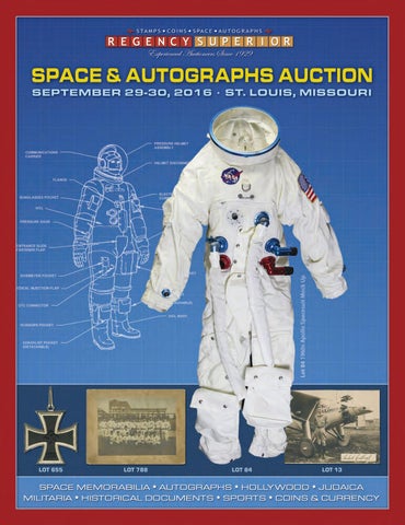 Space & Autographs Auction May 2016 by Regency Superior - Issuu