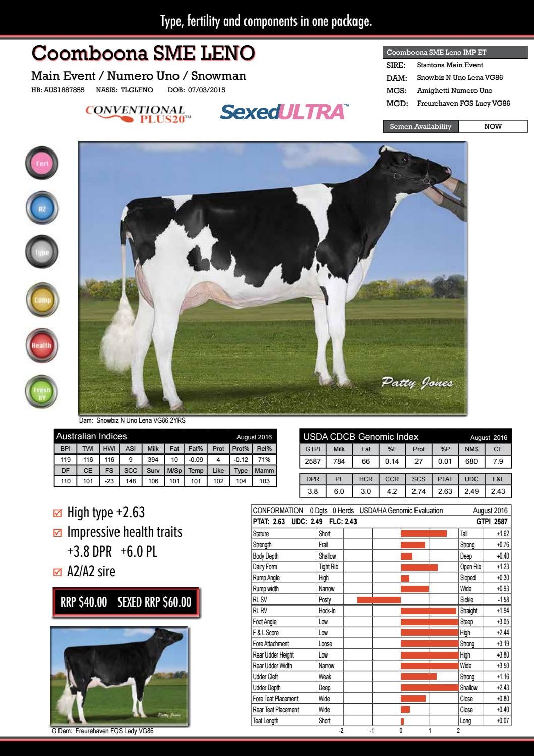 TLG August 2016 dairy sire catalogue by Total Livestock Issuu