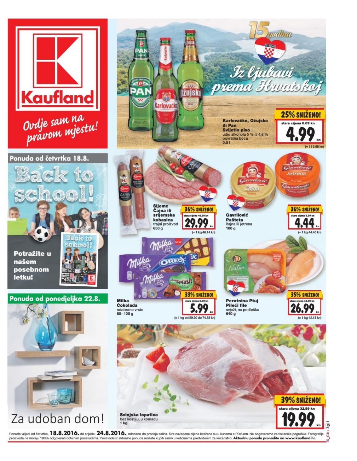 Kaufland katalog od 18 24 08 2016 by Catalog.hr Issuu