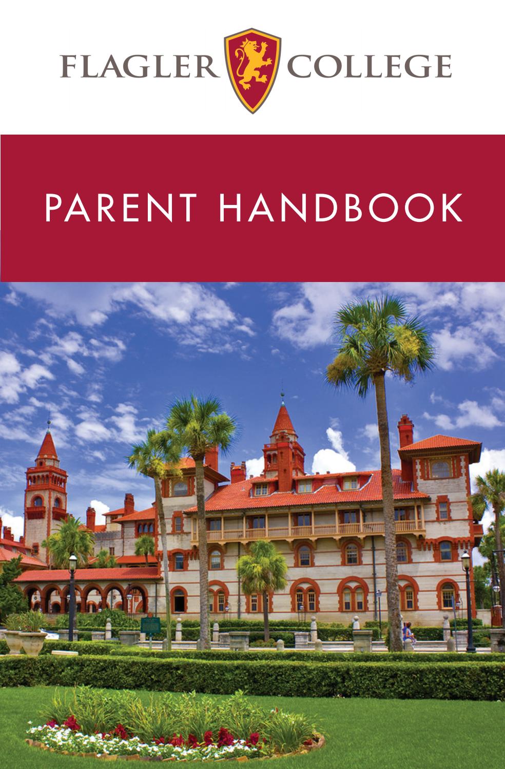 Parent Handbook 20162017 by Flagler College Issuu