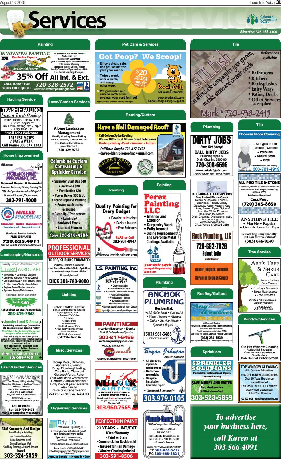Lone Tree Voice 0818 By Colorado Community Media Issuu