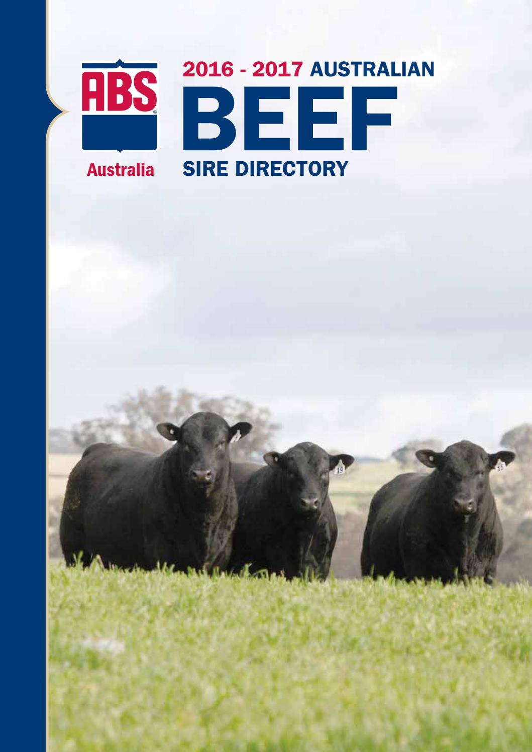 201617 Australian Beef Sire Directory Angus & Red Angus breeds by