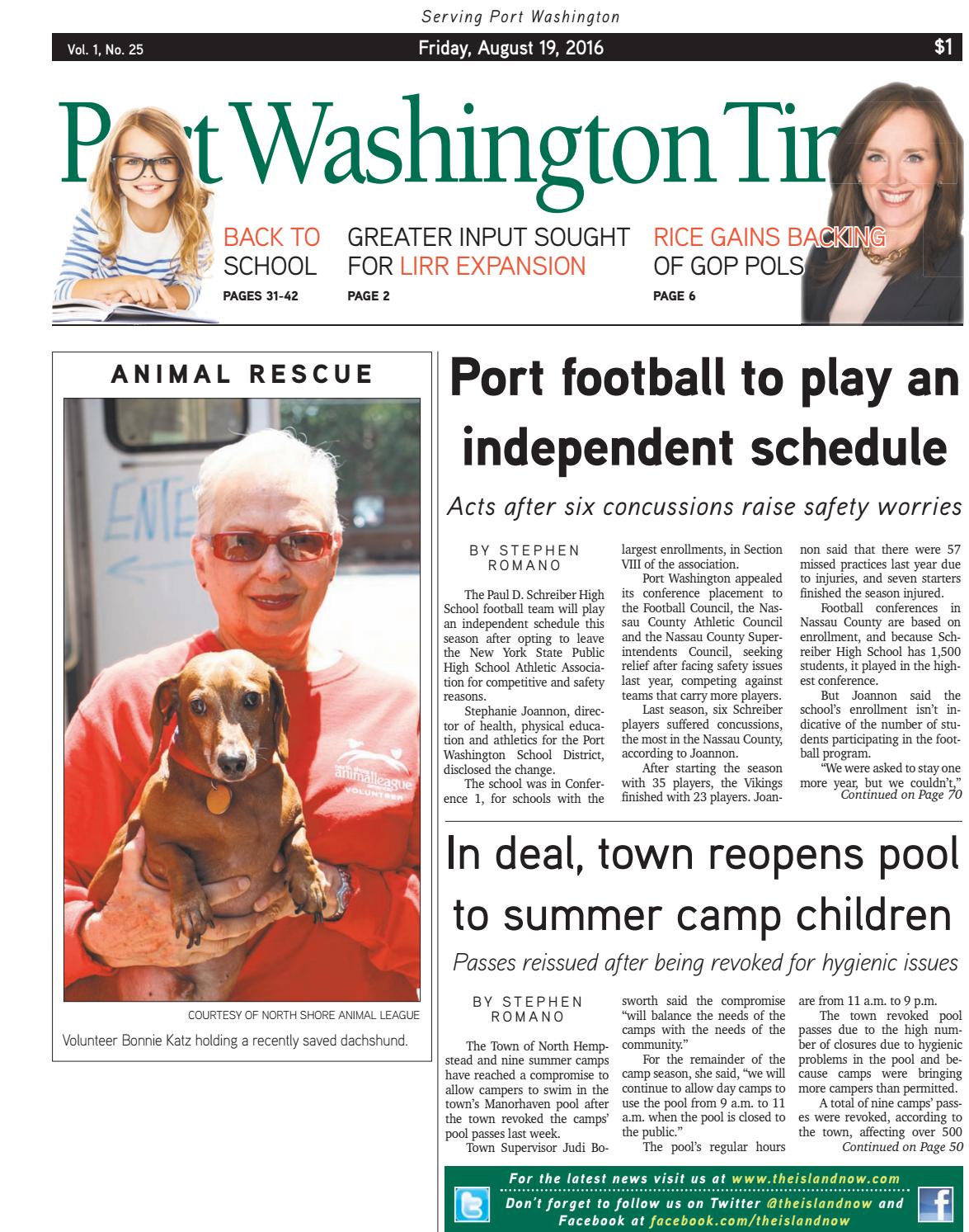 Port Washington 20160819 By The Island Now Issuu
