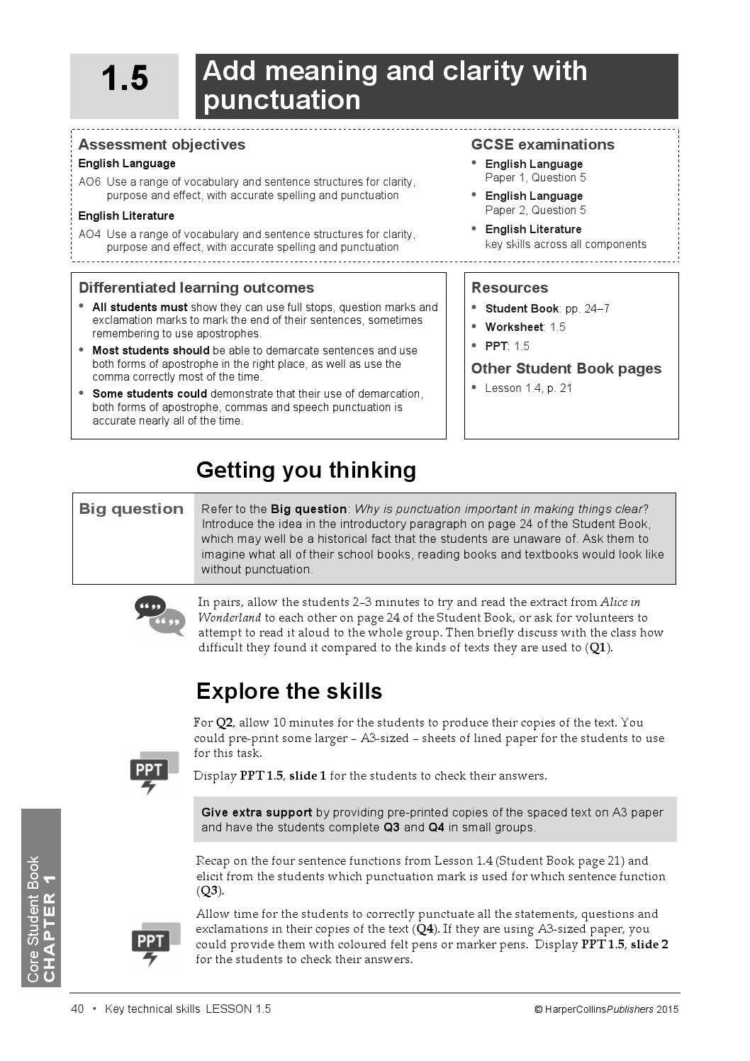 AQA GCSE English Language and Literature: Teacher's Guide by Collins ...